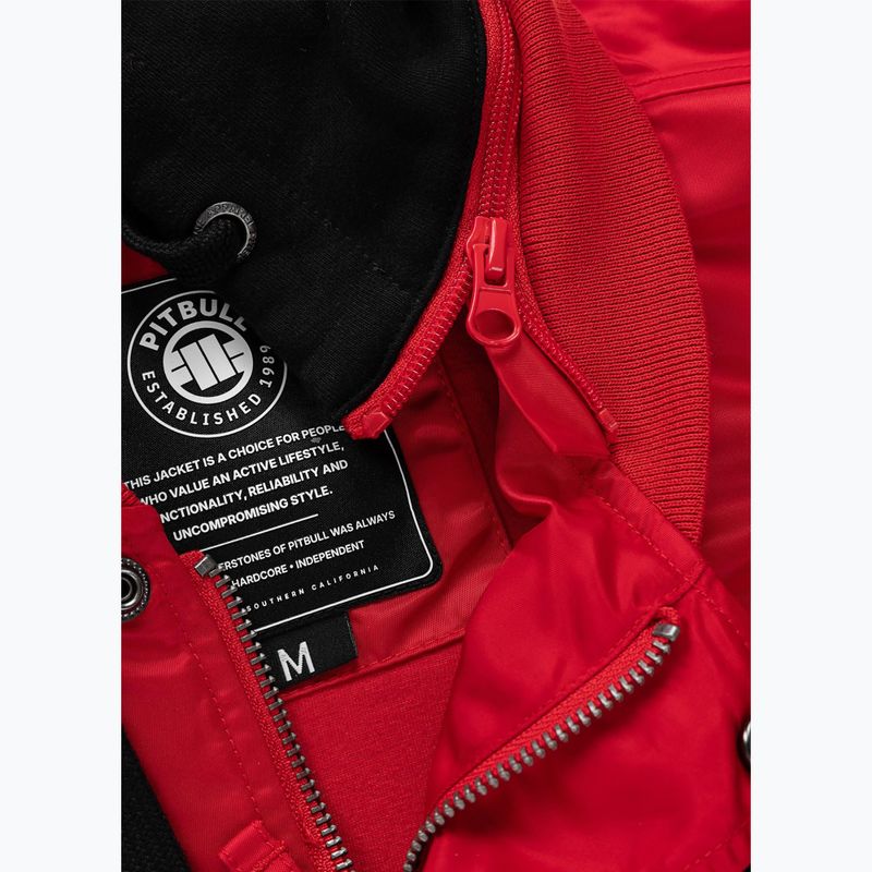 Dámska bunda Pitbull Angela San Diego Hooded Varsity fluo/red 13
