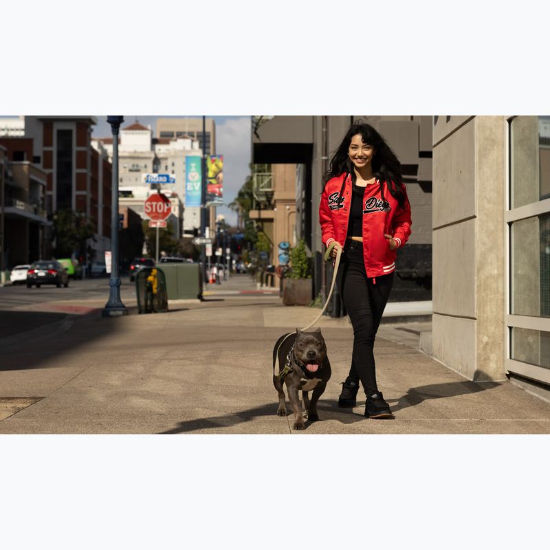 Dámska bunda Pitbull Angela San Diego Hooded Varsity fluo/red 17
