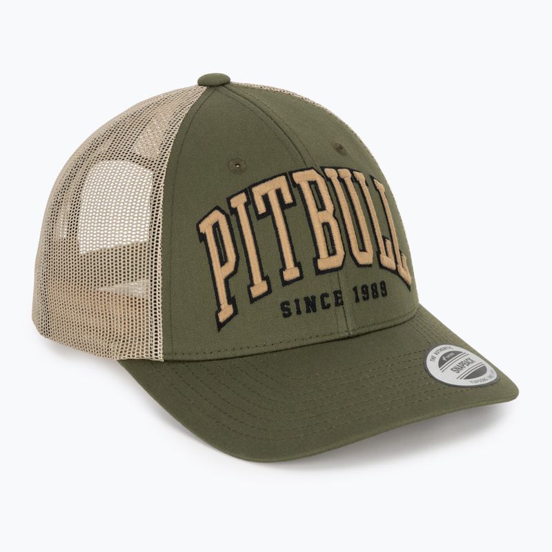 Pánska šiltovka Pitbull Mesh "Pitbull Norton" Trucker Low Profile green