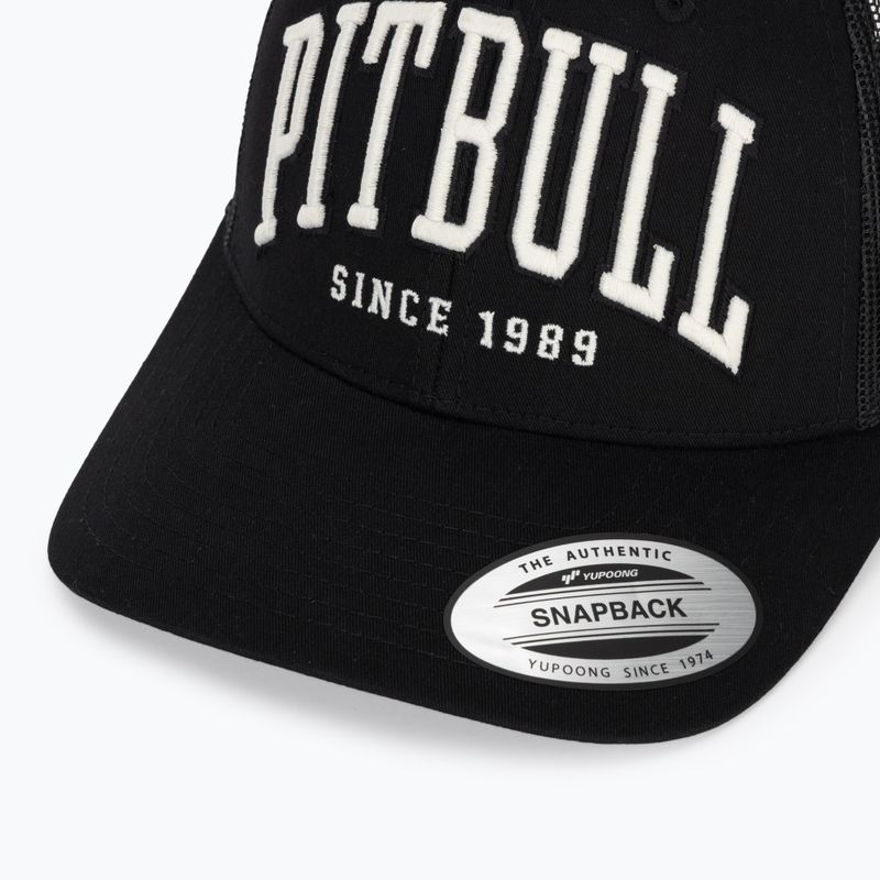 Pánska šiltovka Pitbull Mesh "Pitbull Norton" Trucker Low Profile black/black 3