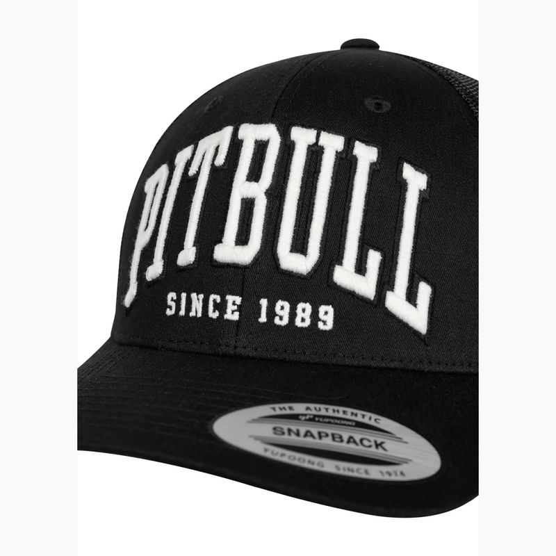 Pánska šiltovka Pitbull Mesh "Pitbull Norton" Trucker Low Profile black/black 3