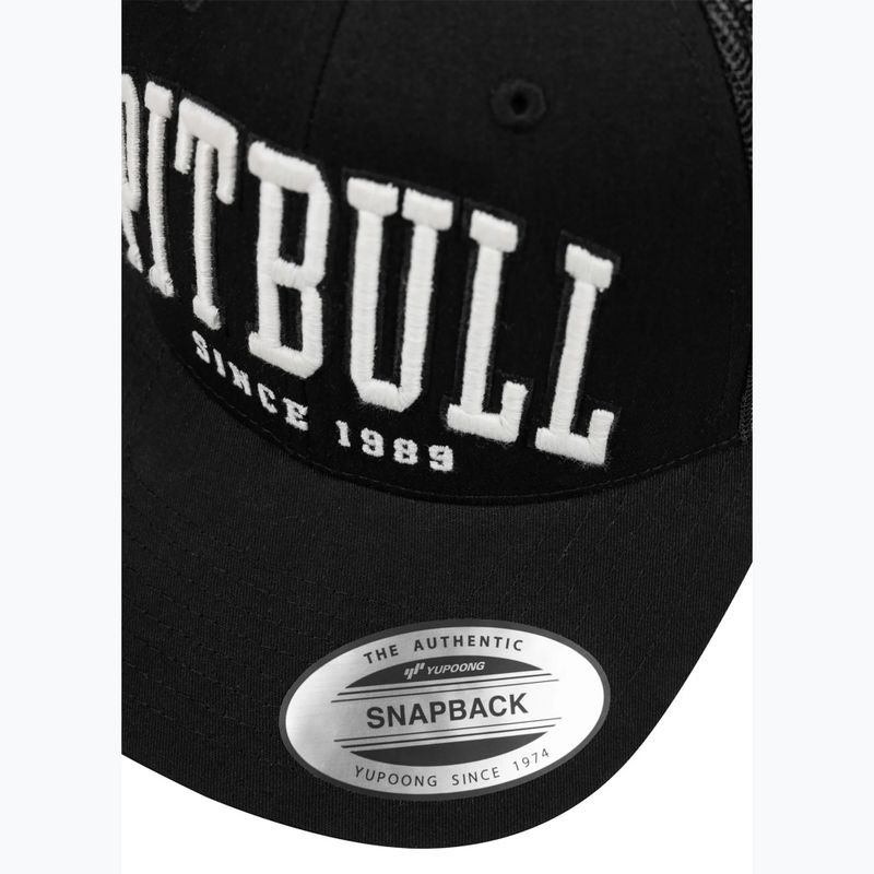 Pánska šiltovka Pitbull Mesh "Pitbull Norton" Trucker Low Profile black/black 4