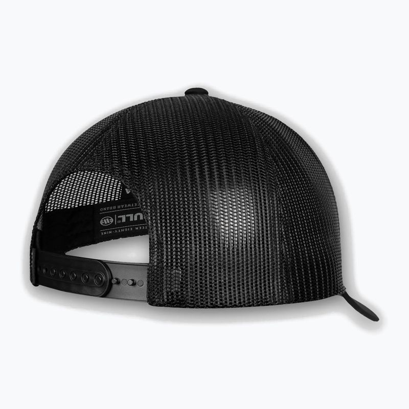 Pánska šiltovka Pitbull "SO.CAL." Retro Trucker black/black/white 2