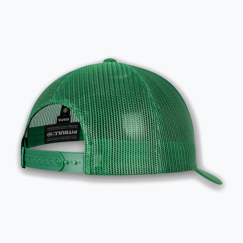 Pánska šiltovka Pitbull "SO.CAL.” Retro Trucker green/white 2