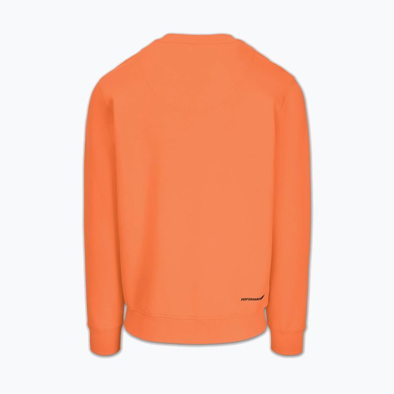 Pánska mikina Pitbull Dogwood Crewneck Sweatshirt fluo orange 5