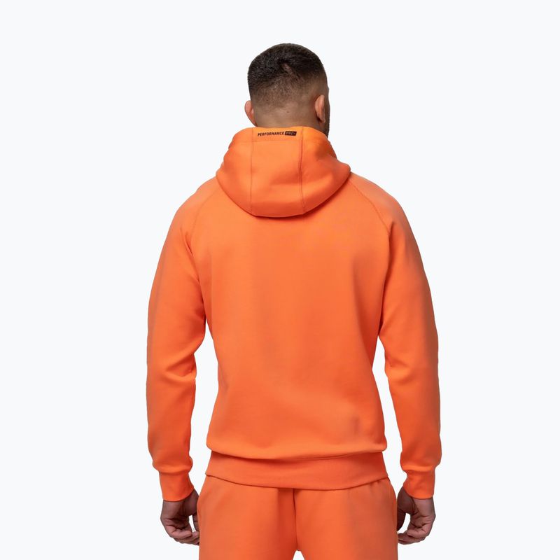 Pánska mikina Pitbull Dogwood Hooded Sweatshirt fluo orange 3