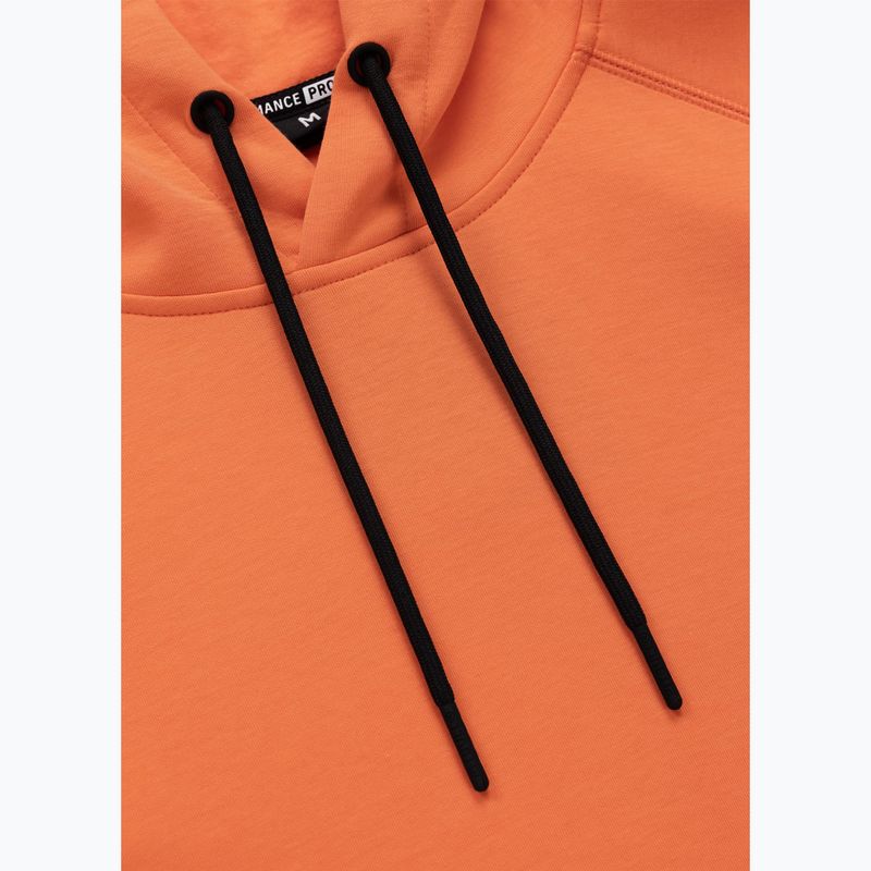 Pánska mikina Pitbull Dogwood Hooded Sweatshirt fluo orange 6