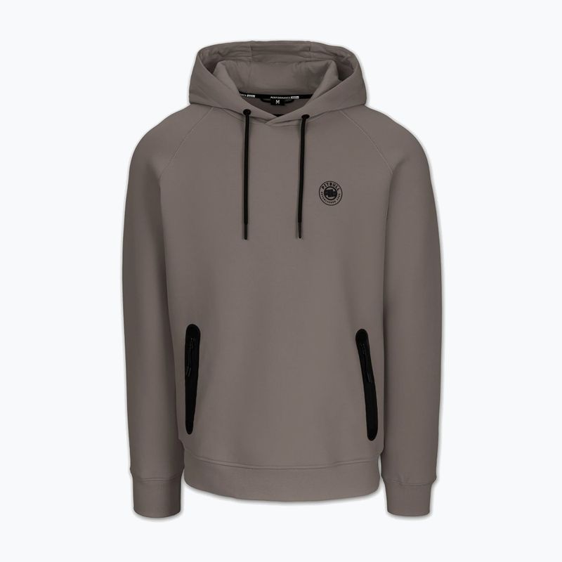 Pánska mikina Pitbull Dogwood Hooded Sweatshirt taupe 4