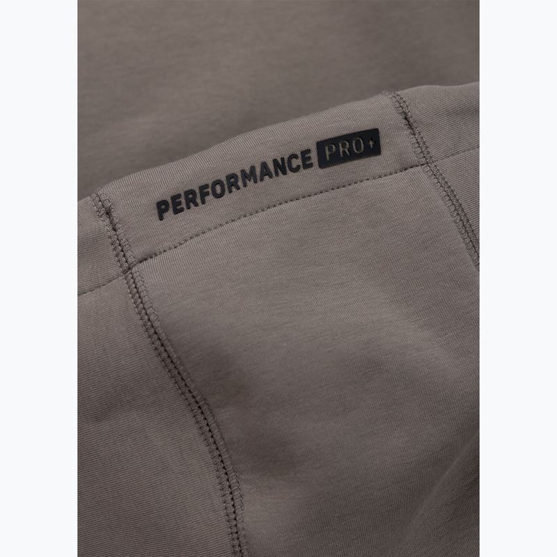 Pánska mikina Pitbull Dogwood Hooded Sweatshirt taupe 9