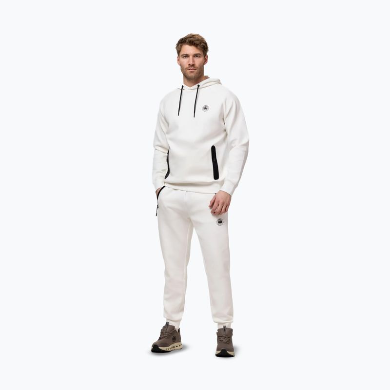 Pánska mikina Pitbull Dogwood Hooded Sweatshirt off white 2