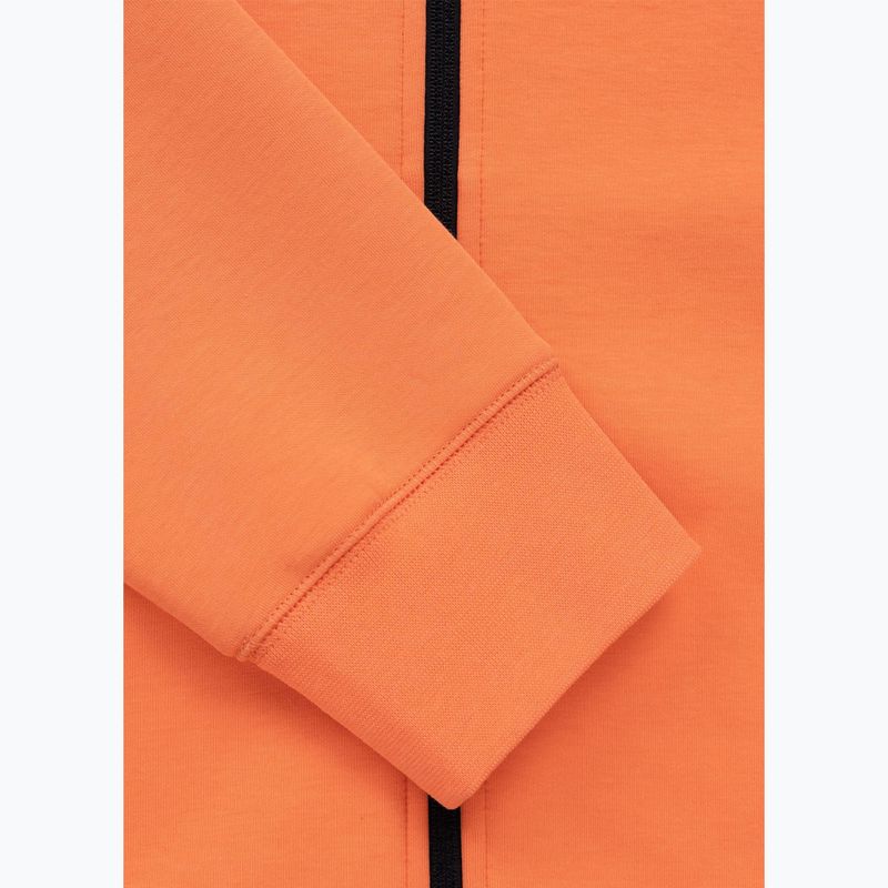 Pánska mikina Pitbull Dogwood Hooded Zip Sweatshirt fluo orange 9