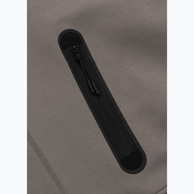 Pánska mikina Pitbull Dogwood Hooded Zip Sweatshirt taupe 8