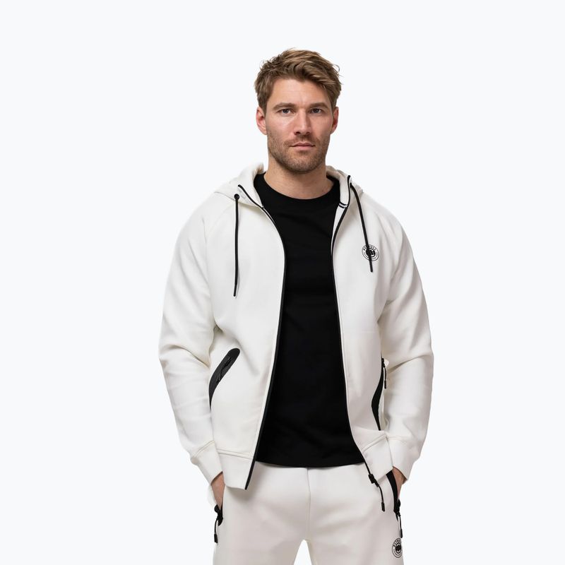 Pánska mikina Pitbull Dogwood Hooded Zip Sweatshirt off white 4