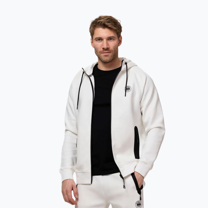 Pánska mikina Pitbull Dogwood Hooded Zip Sweatshirt off white 5