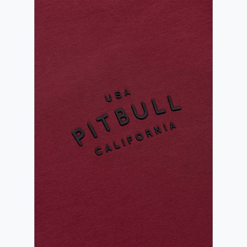 Pánska mikina Pitbull Sampson Crewneck Sweatshirt burgundy 9