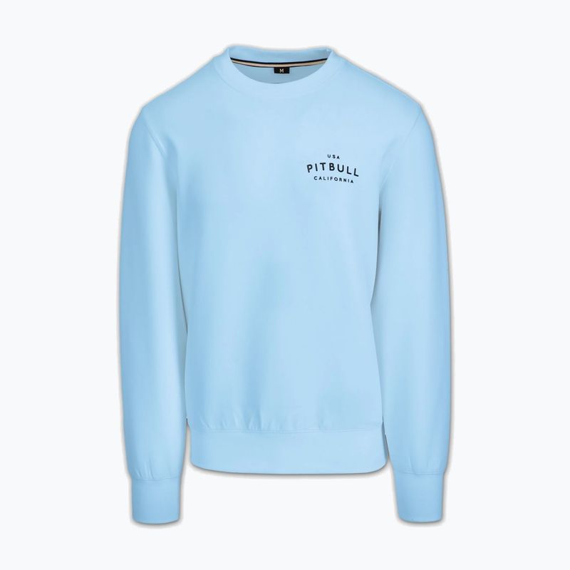 Pánska mikina Pitbull Sampson Crewneck Sweatshirt sky blue 4