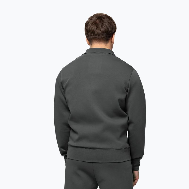 Pánska mikina Pitbull Sampson Zip grey/green 3