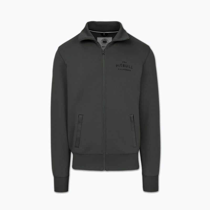 Pánska mikina Pitbull Sampson Zip grey/green 5