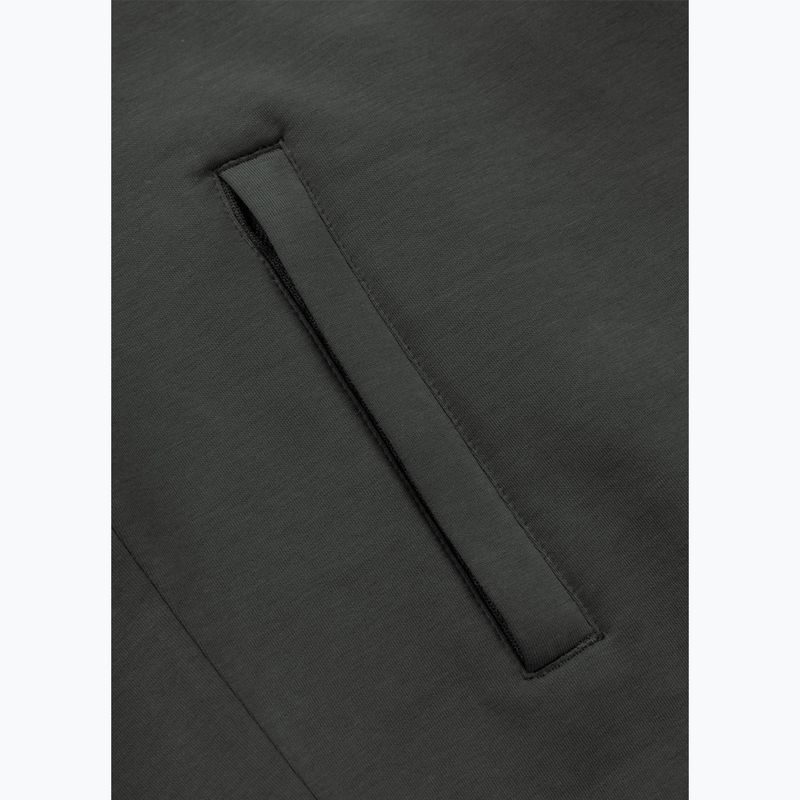 Pánska mikina Pitbull Sampson Zip grey/green 9