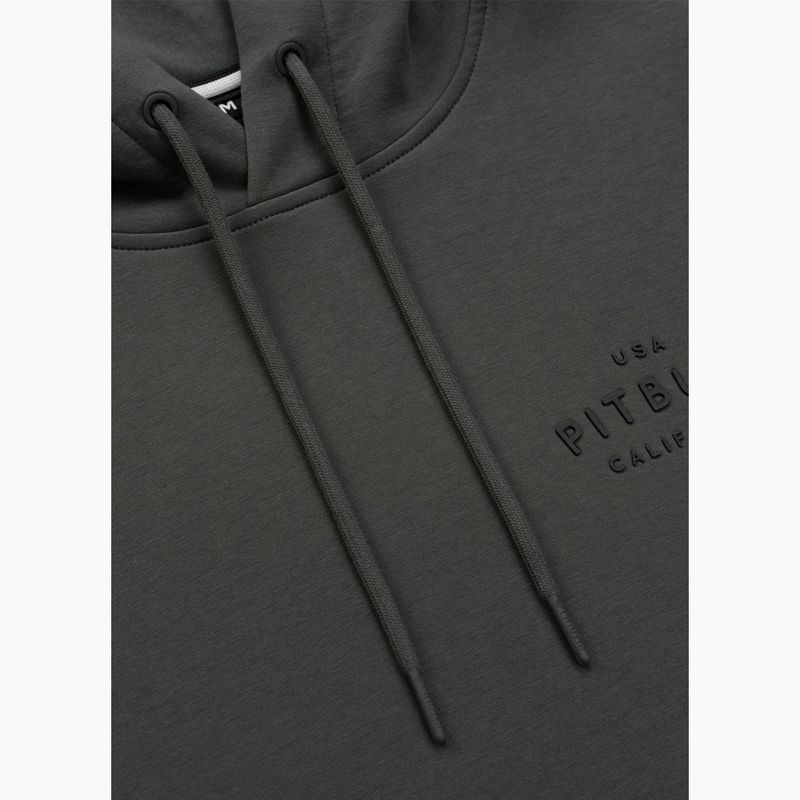 Pánska mikina Pitbull Sampson Hooded Sweatshirt grey/green 7