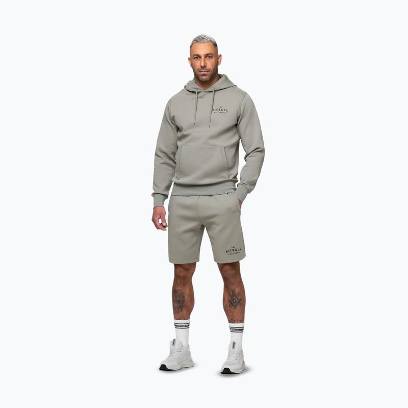 Pánska mikina Pitbull Sampson Hooded Sweatshirt grey/harbour 4