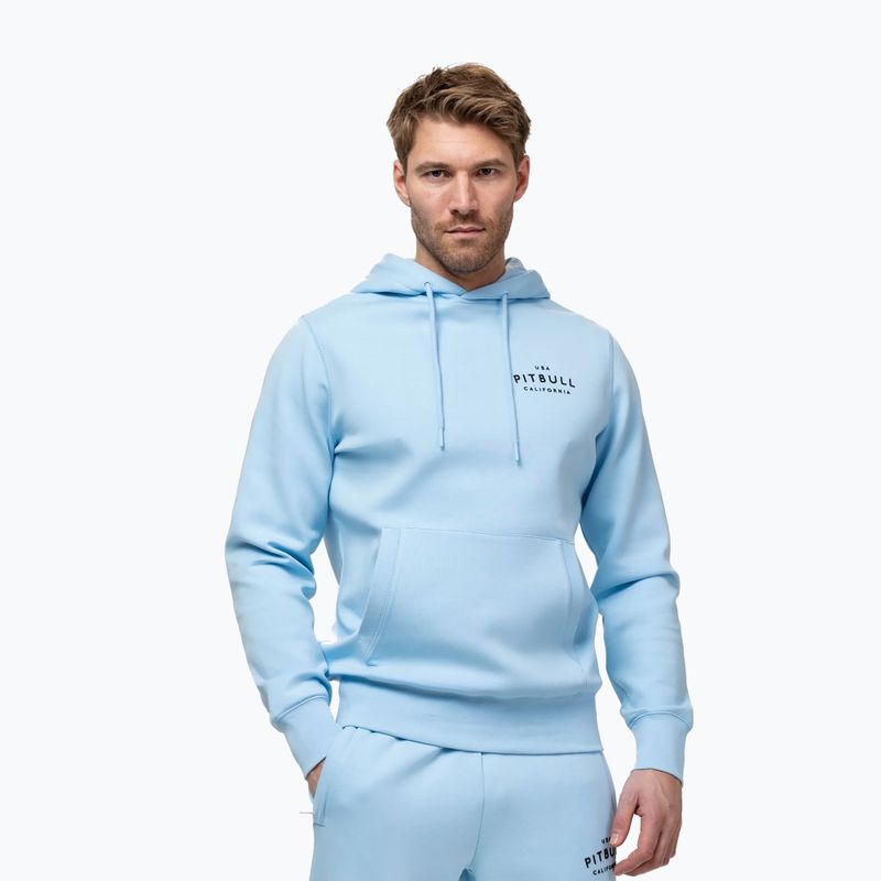 Pánska mikina Pitbull Sampson Hooded Sweatshirt sky blue 4