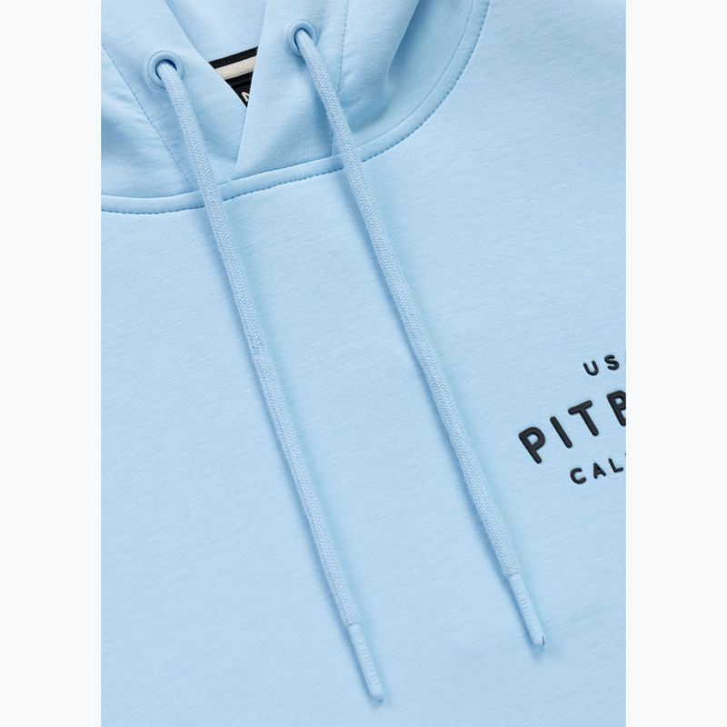 Pánska mikina Pitbull Sampson Hooded Sweatshirt sky blue 7