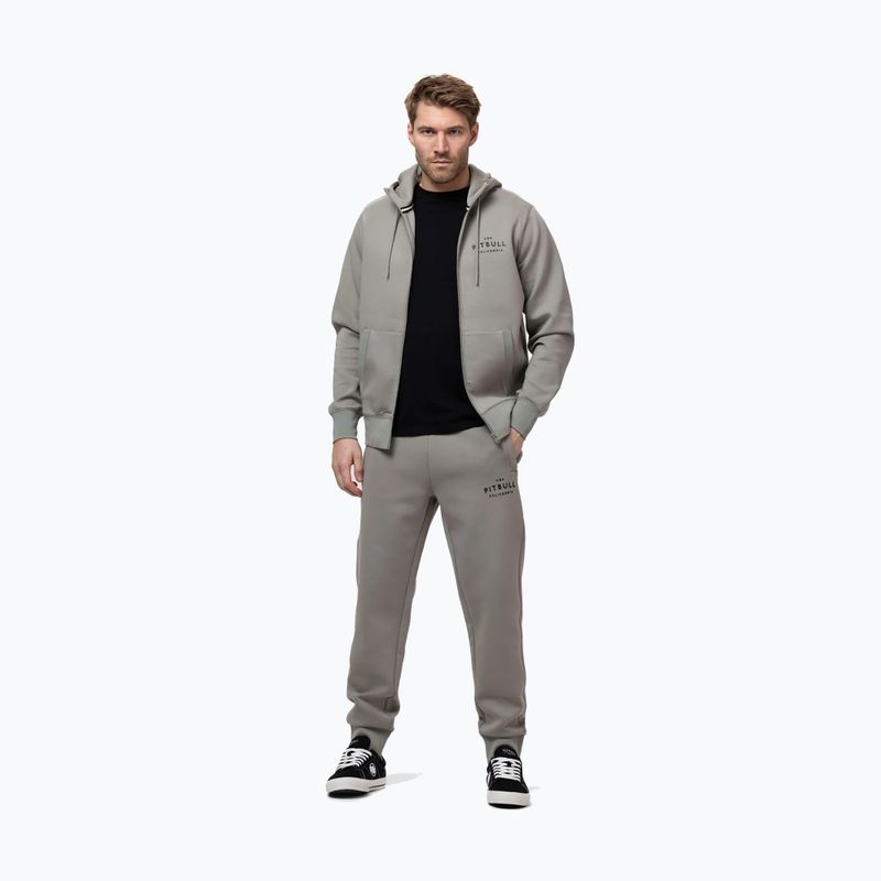 Pánska mikina Pitbull Sampson Hooded Zip Sweatshirt grey/harbour 2