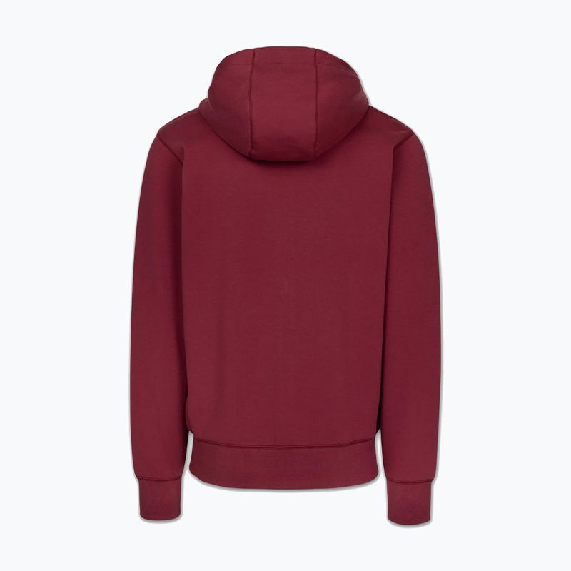 Pánska mikina Pitbull Sampson Hooded Zip Sweatshirt burgundy 6