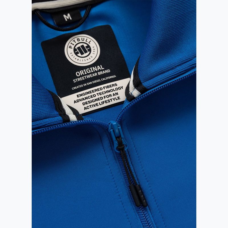 Pánska mikina Pitbull Track Jacket Powers azure blue 5