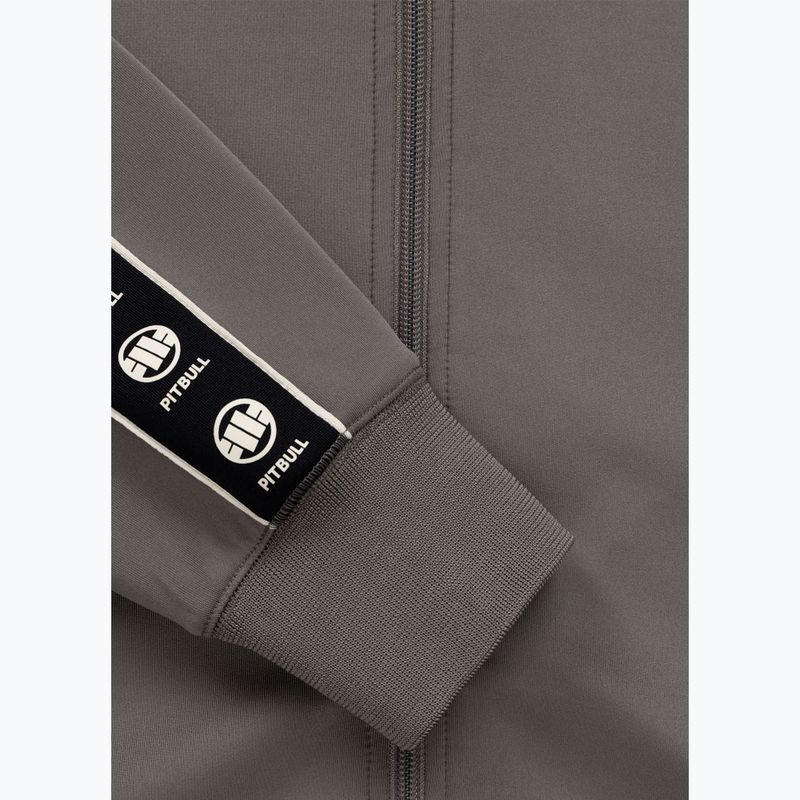 Pánska mikina Pitbull Track Jacket Powers taupe 8