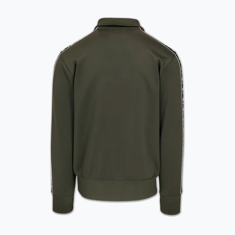 Pánska mikina Pitbull Track Jacket Powers old green 4