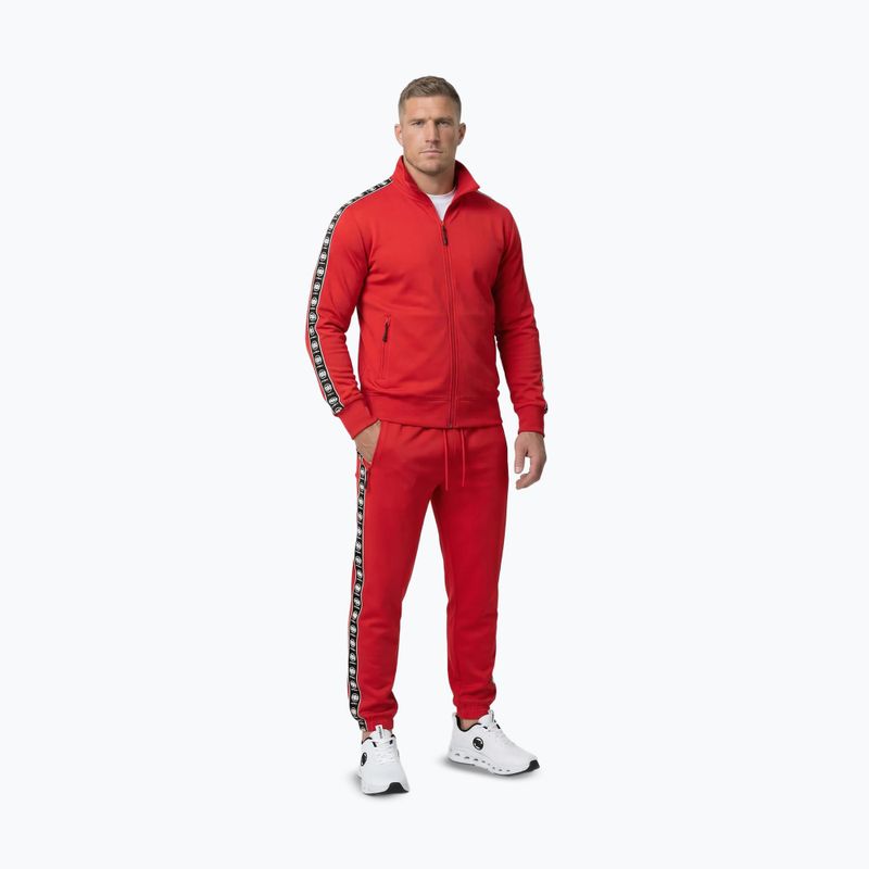 Pánske nohavice Pitbull Track Powers fluo/red 2