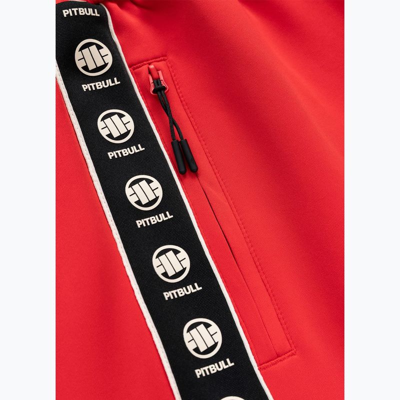 Pánske nohavice Pitbull Track Powers fluo/red 6