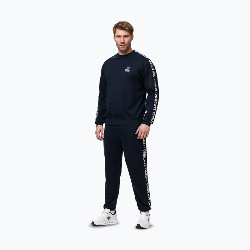 Pánska mikina Pitbull Tape Parker Crewneck dark navy 2