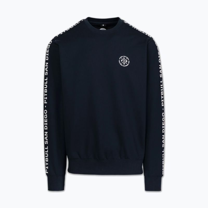 Pánska mikina Pitbull Tape Parker Crewneck dark navy 4