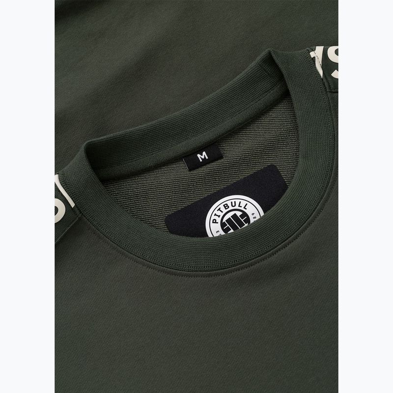 Pánska mikina Pitbull Tape Parker Crewneck old green 7