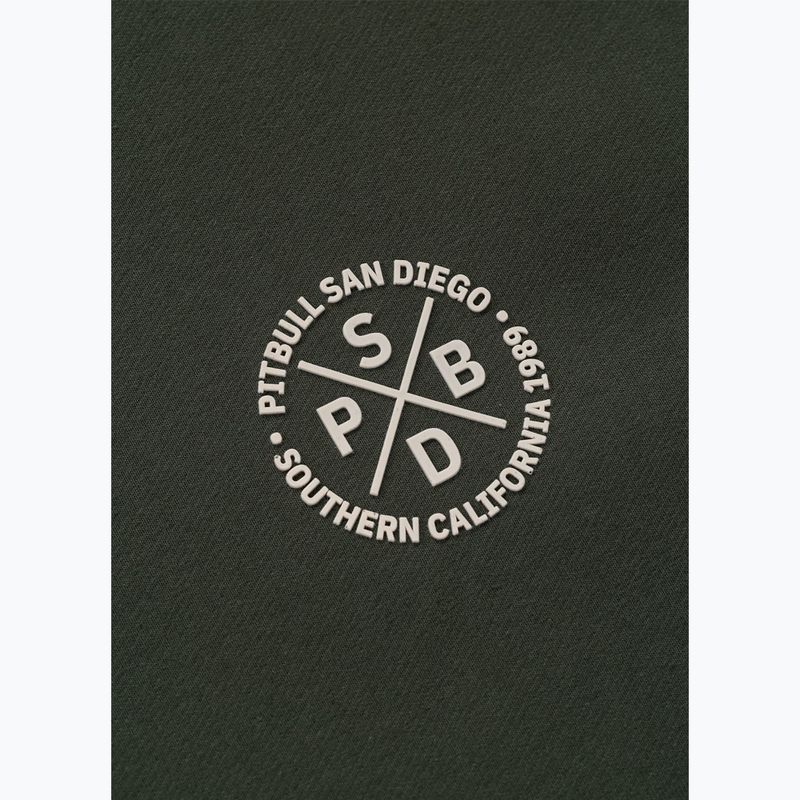 Pánska mikina Pitbull Tape Parker Crewneck old green 10