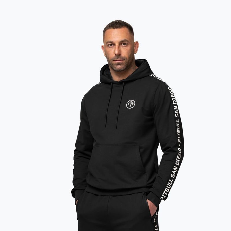 Pánska mikina Pitbull Tape Parker Hooded black 4