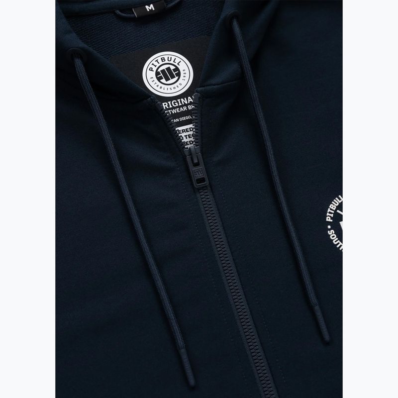 Pánska mikina Pitbull Tape Parker Hooded Zip dark navy 7