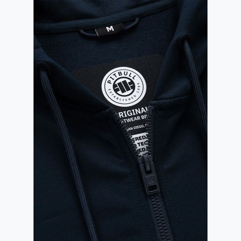 Pánska mikina Pitbull Tape Parker Hooded Zip dark navy 8