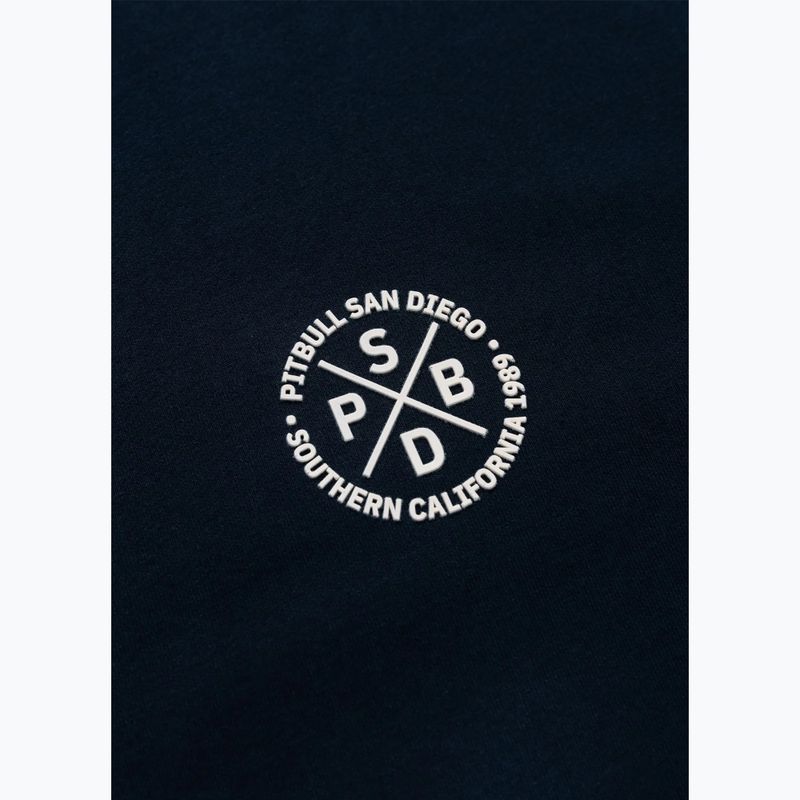 Pánska mikina Pitbull Tape Parker Hooded Zip dark navy 12