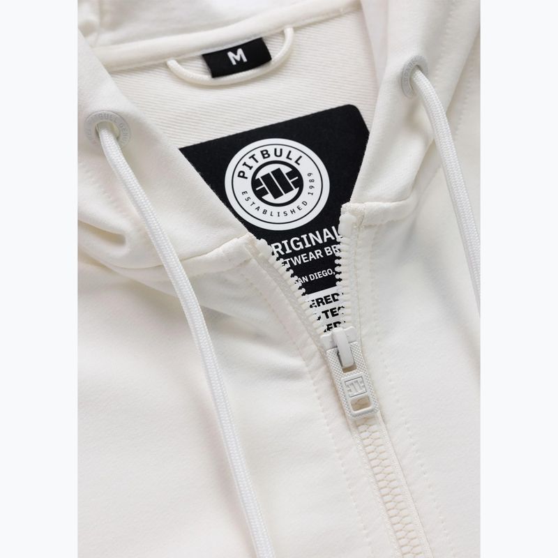 Pánska mikina Pitbull Tape Parker Hooded Zip off white 6
