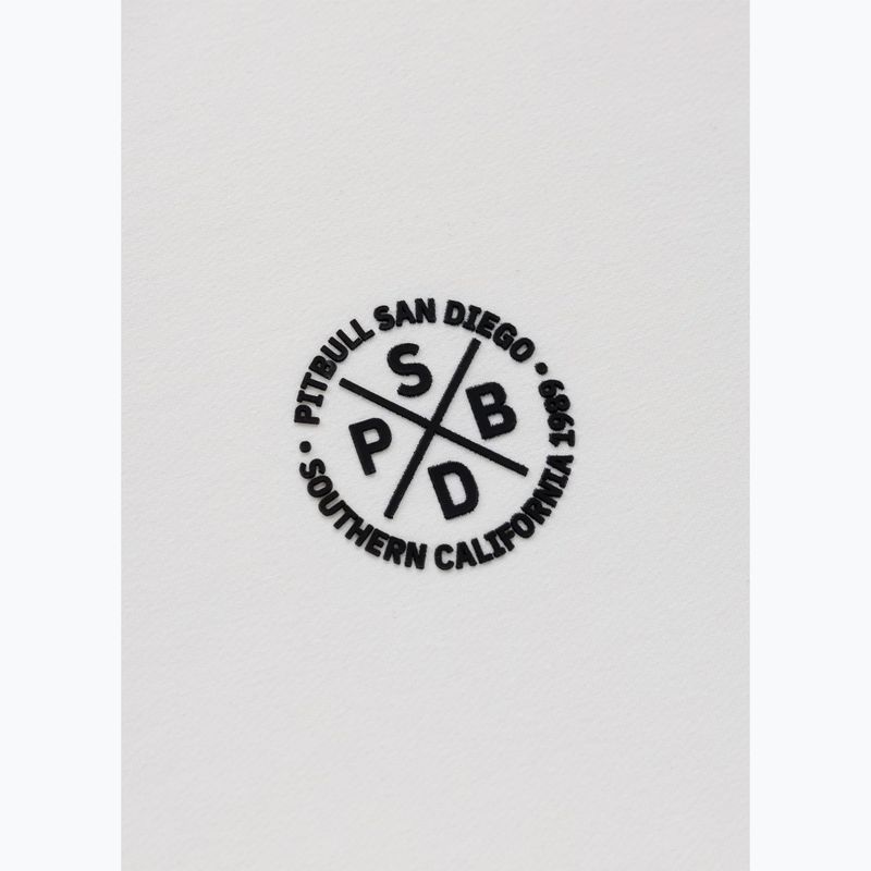 Pánska mikina Pitbull Tape Parker Hooded Zip off white 10