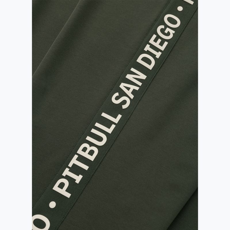 Pánske nohavice Pitbull Tape Parker Jogging old green 7