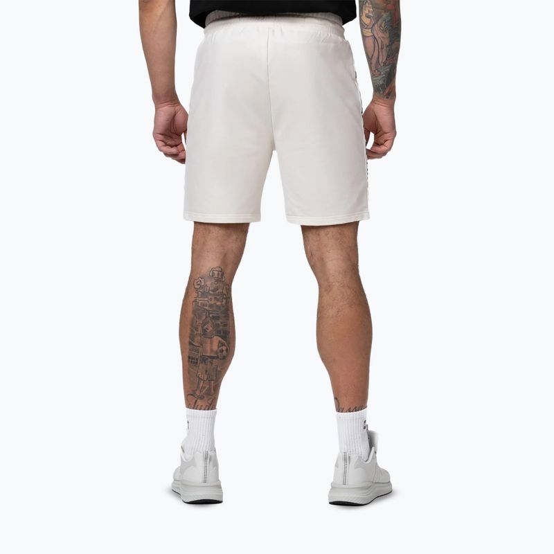 Pánske šortky Pitbull Tape Parker off white 3