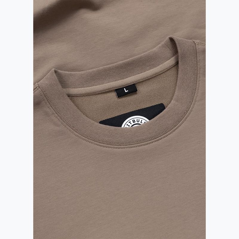 Pánska mikina Pitbull Nugget Small Logo Crewneck brown savana 7