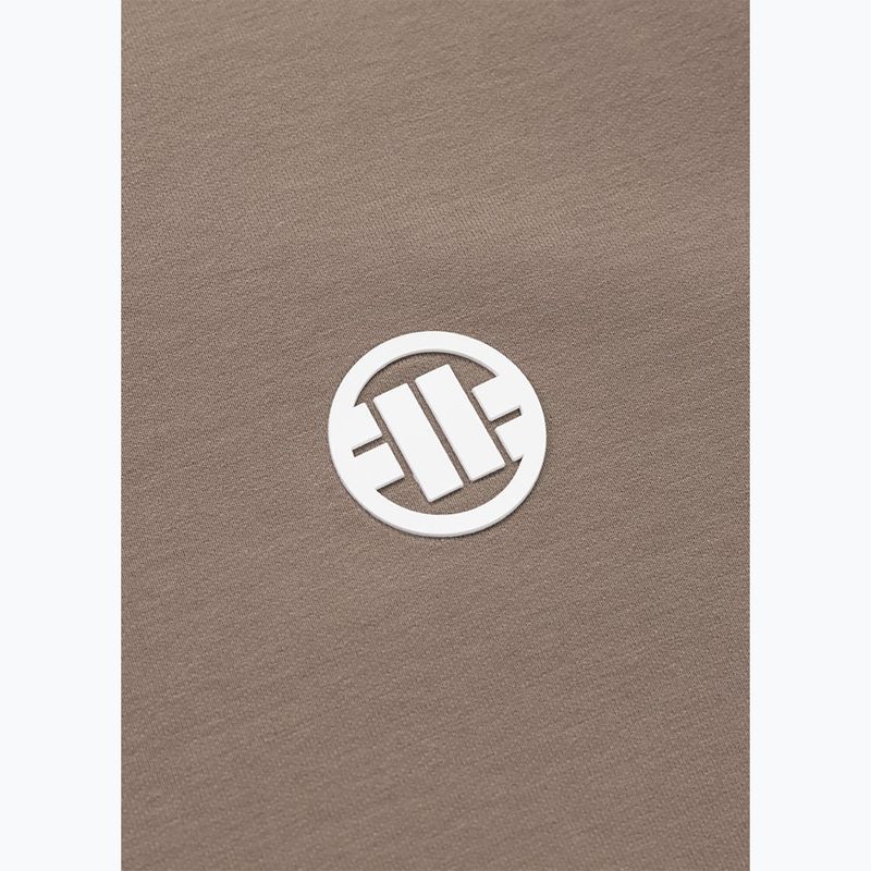 Pánska mikina Pitbull Nugget Small Logo Crewneck brown savana 9