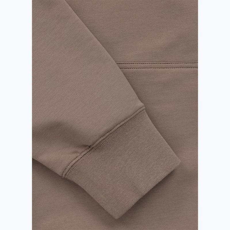 Pánska mikina Pitbull Nugget Small Logo Hooded brown savana 8