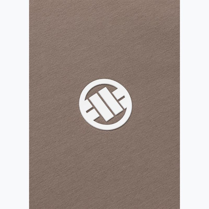 Pánska mikina Pitbull Nugget Small Logo Hooded brown savana 10